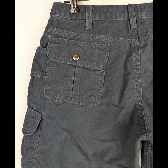 Carhartt Cargo Shorts 12 Navy Blue Durable Chore Work Short - Picture 8 of 13